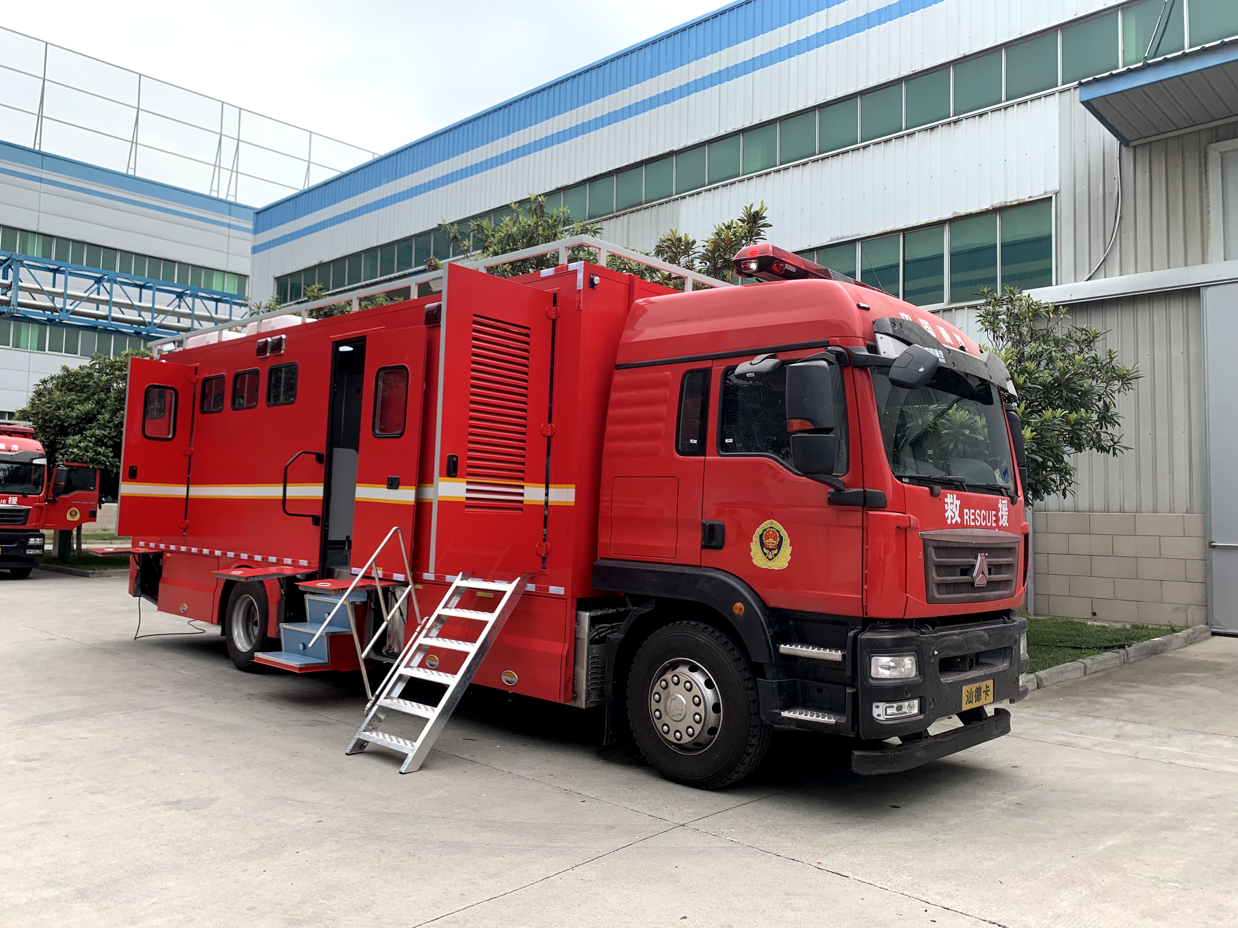 后勤保障再添利器！海威英達盥洗車賦能應急救援一線